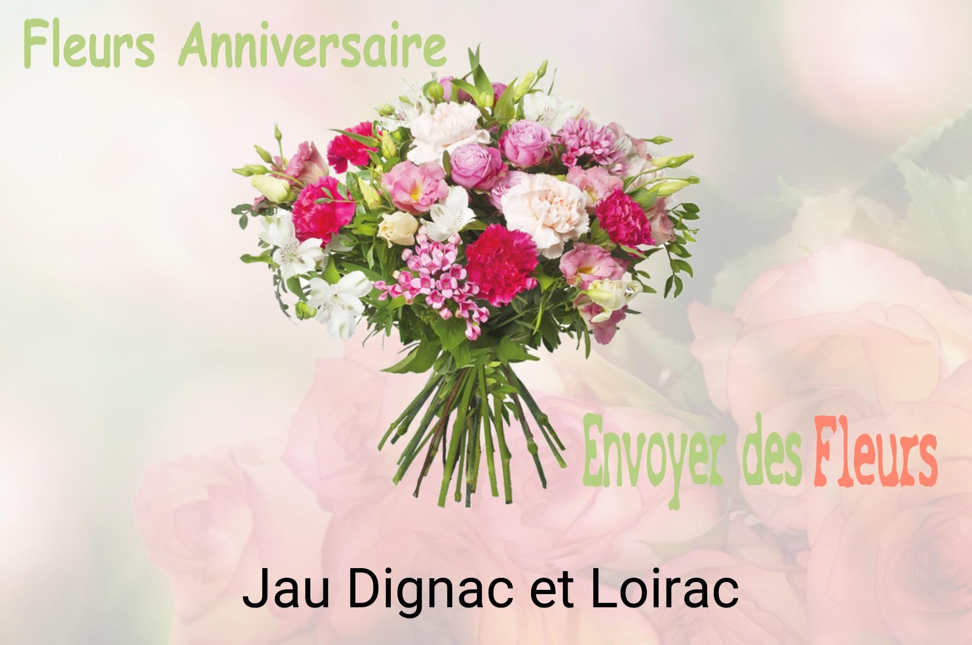 Bouquet de fleurs d’anniversaire livré à Jau-Dignac-et-Loirac